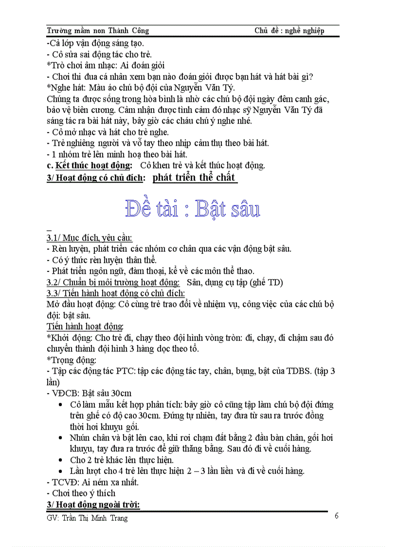 image for page Giáo án khối chồi các chủ đề