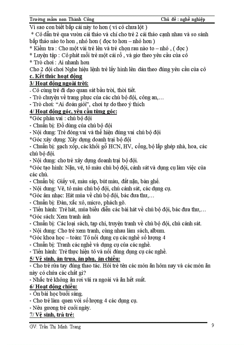 image for page Giáo án khối chồi các chủ đề