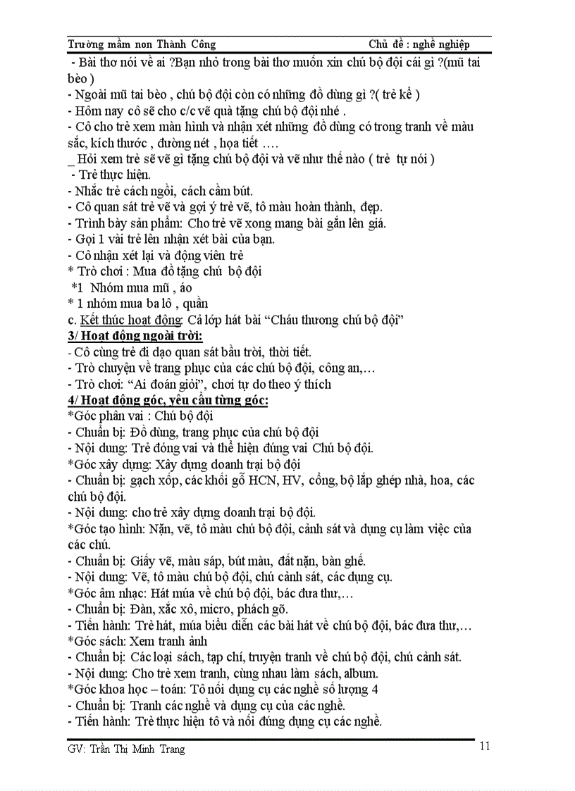 image for page Giáo án khối chồi các chủ đề