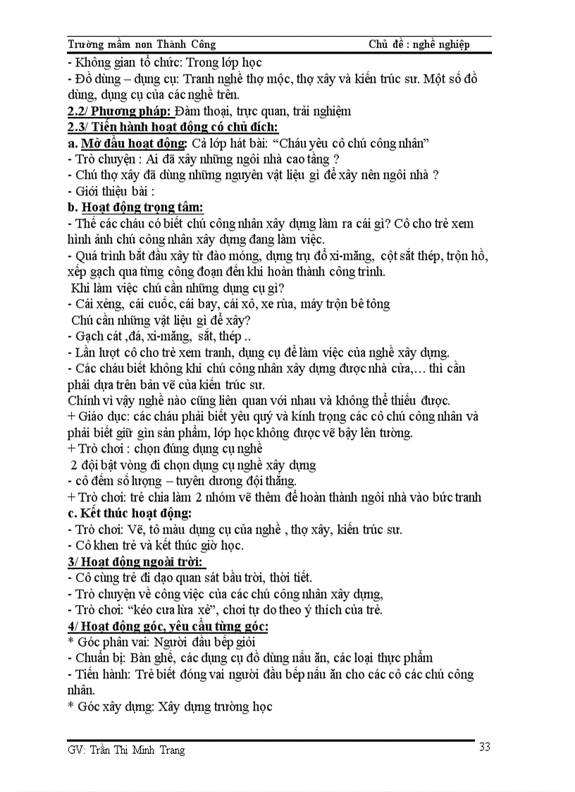 image for page Giáo án khối chồi các chủ đề