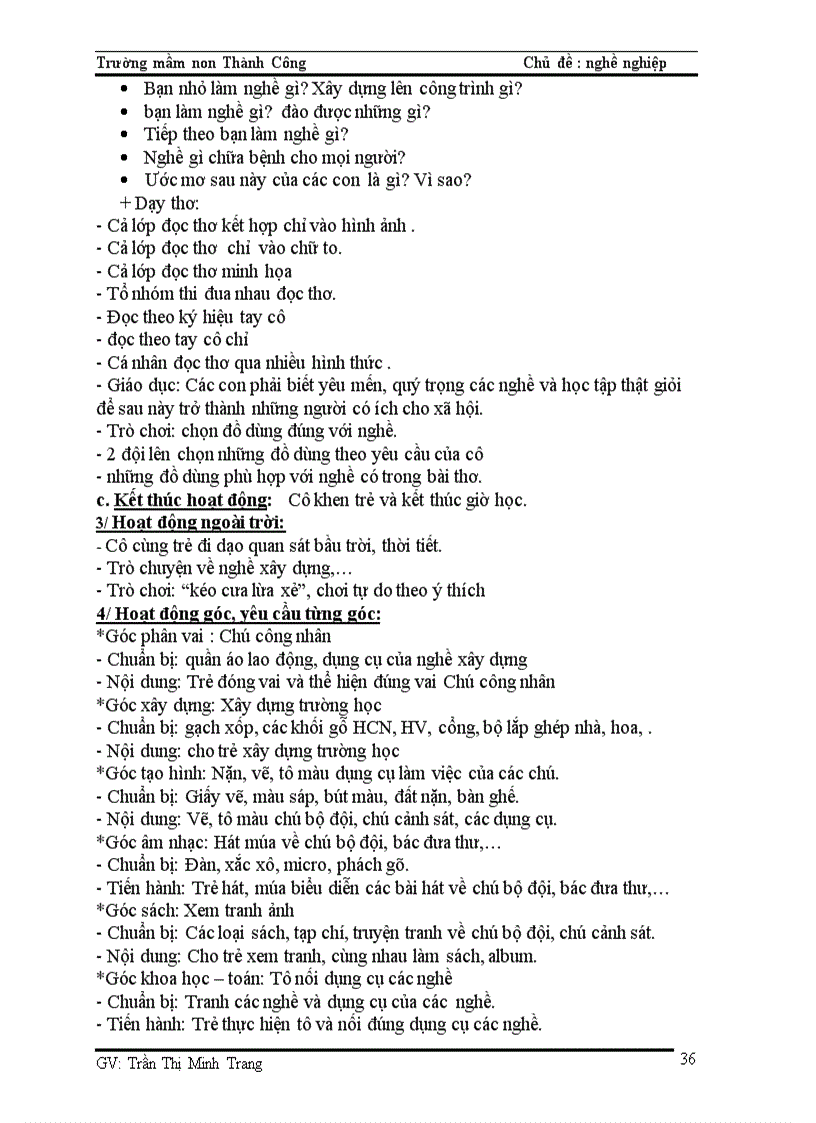 image for page Giáo án khối chồi các chủ đề