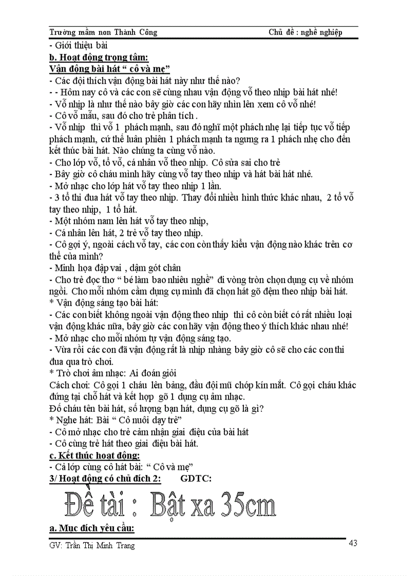 image for page Giáo án khối chồi các chủ đề