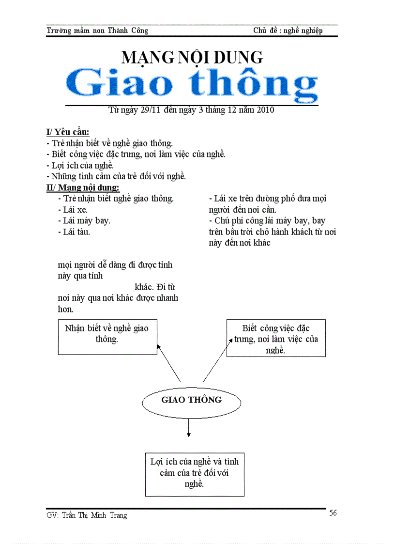 image for page Giáo án khối chồi các chủ đề