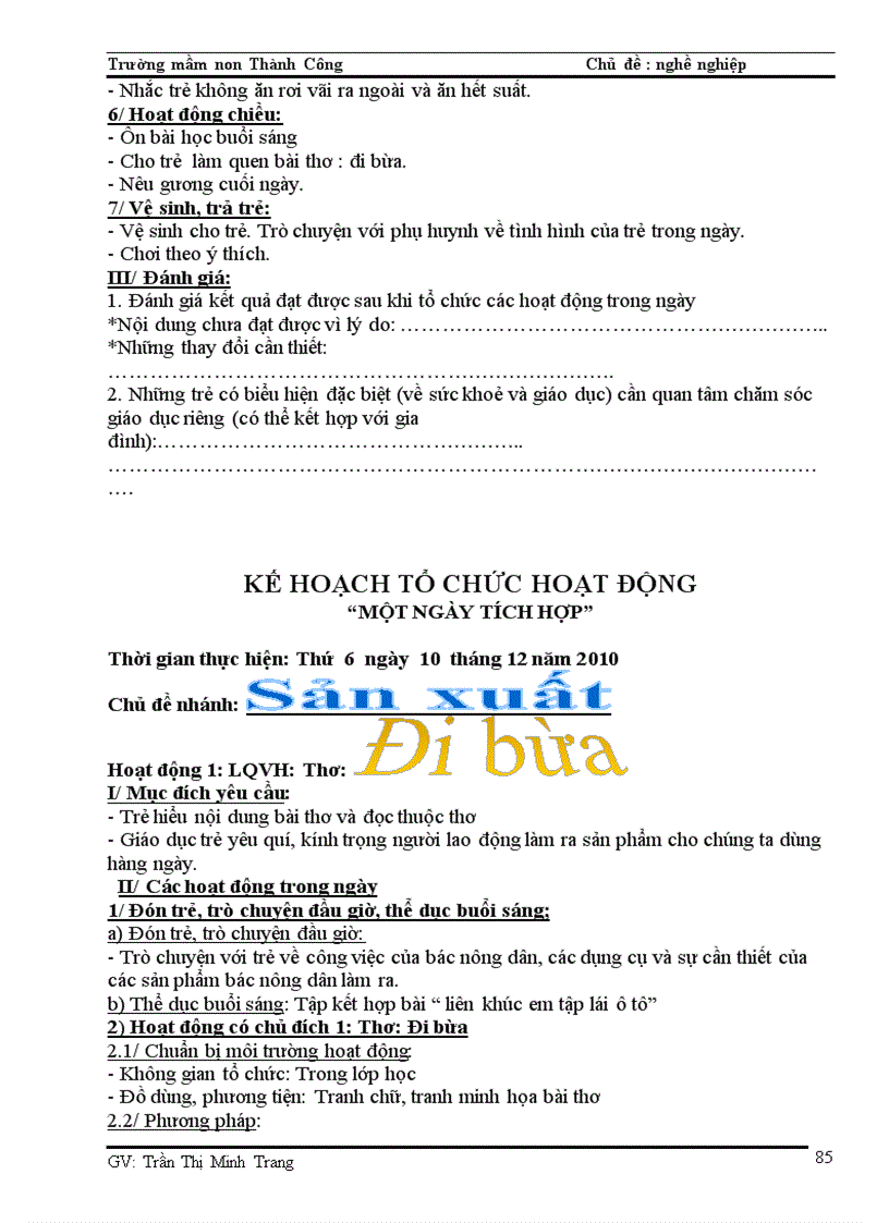 image for page Giáo án khối chồi các chủ đề