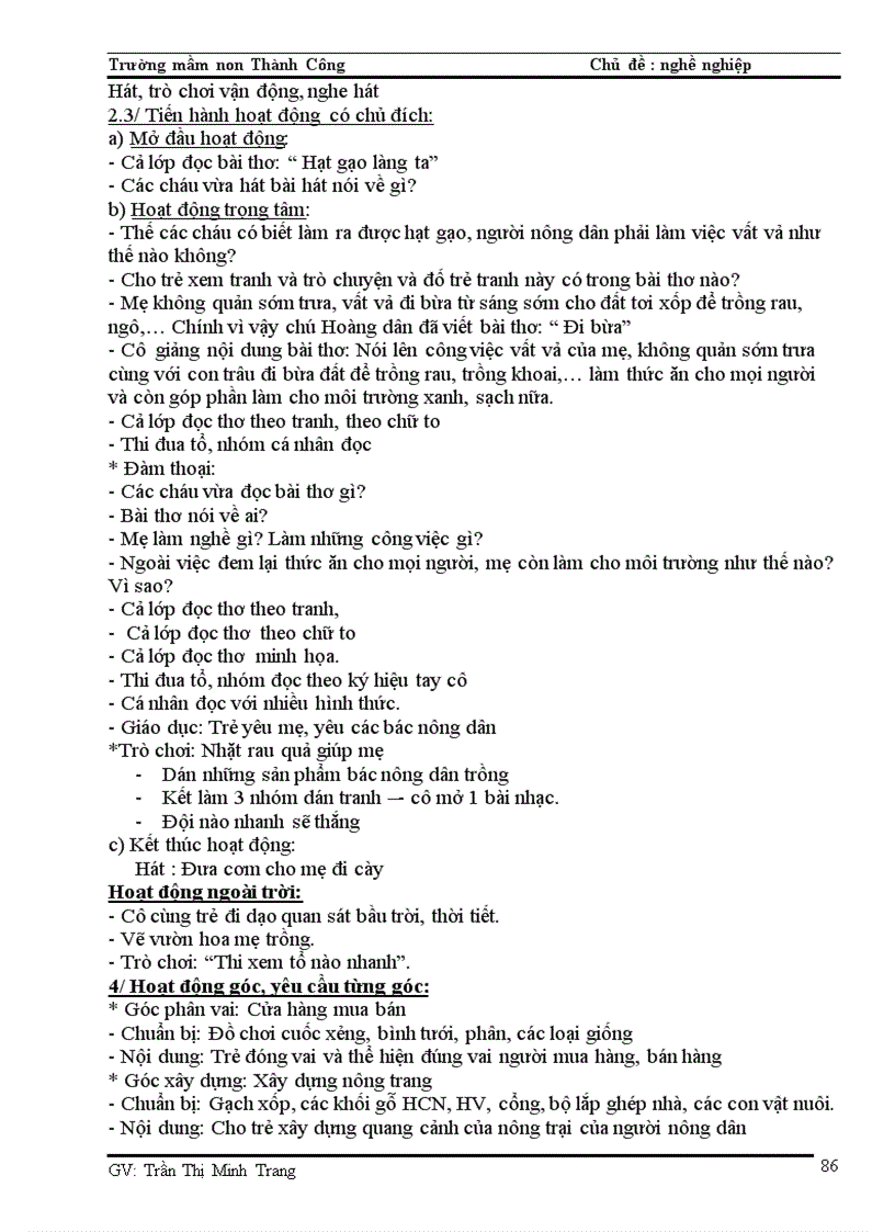 image for page Giáo án khối chồi các chủ đề