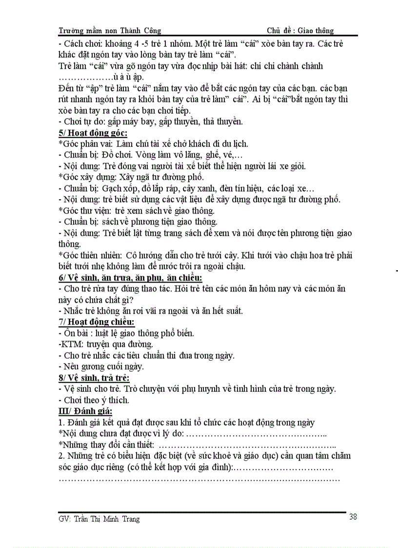 image for page Giao án khối chồi