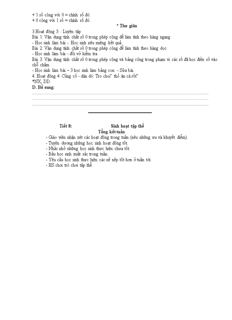 image for page Giáo án lớp 1 Tuần 8