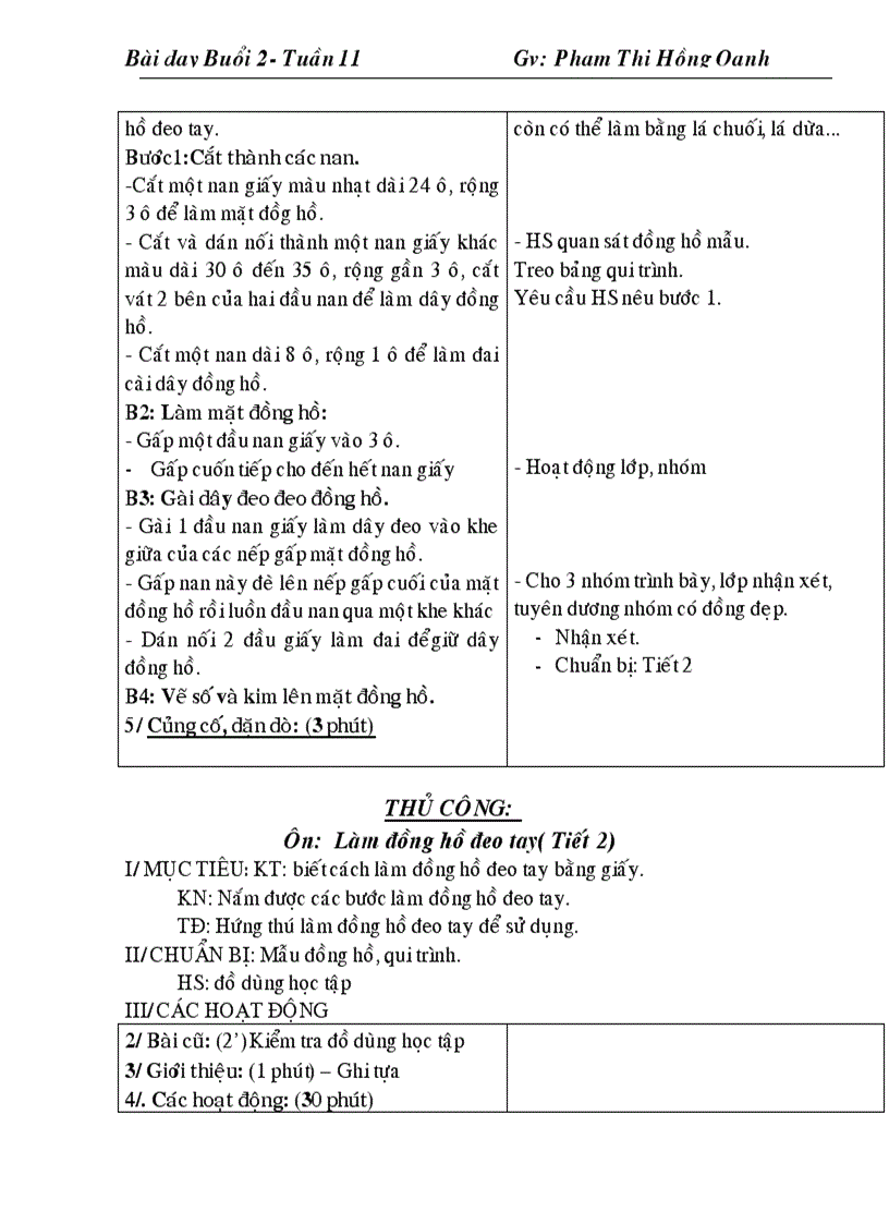 image for page Giáo án lớp 2 buổi 2