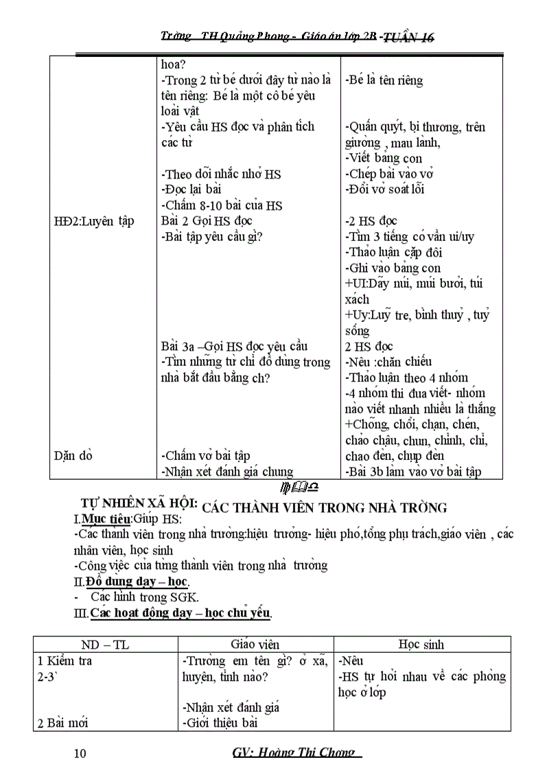 image for page Giao an lop 2 Tuan 16 hai buoi