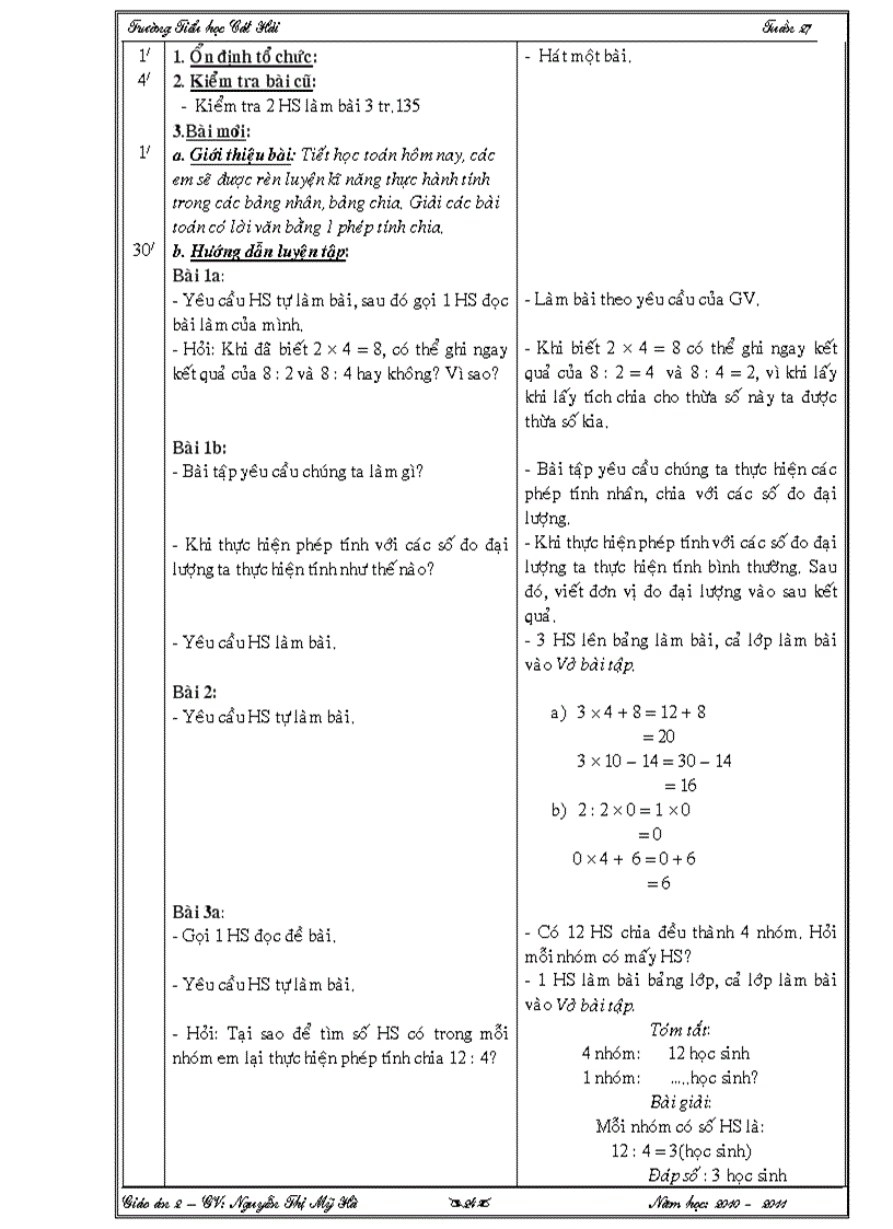 image for page Giáo án lớp 2 tuần 29