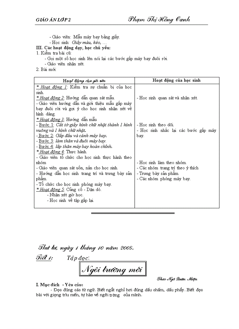 image for page Giáo án lớp 2 tuần 6 7 8 9 10