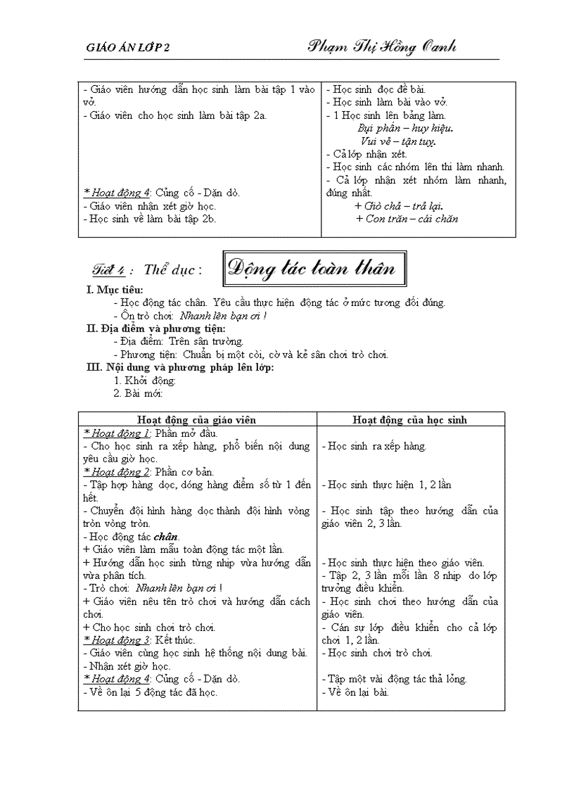 image for page Giáo án lớp 2 tuần 6 7 8 9 10