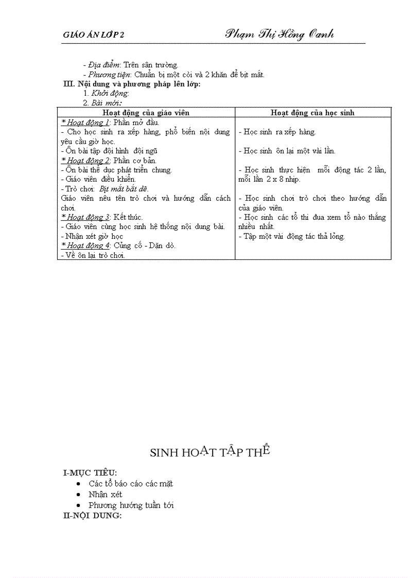 image for page Giáo án lớp 2 tuần 6 7 8 9 10