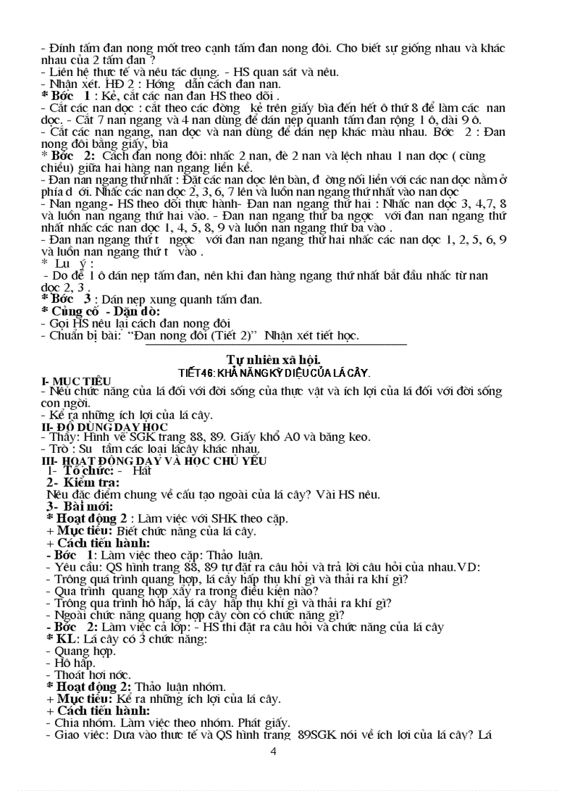 image for page Giáo án lớp 3 chọn TUẦN 23