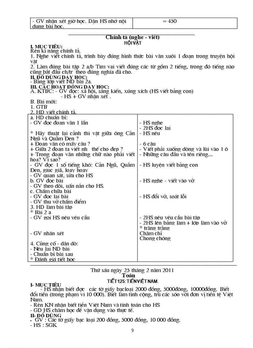 image for page Giáo án lớp 3 chọn TUẦN 25