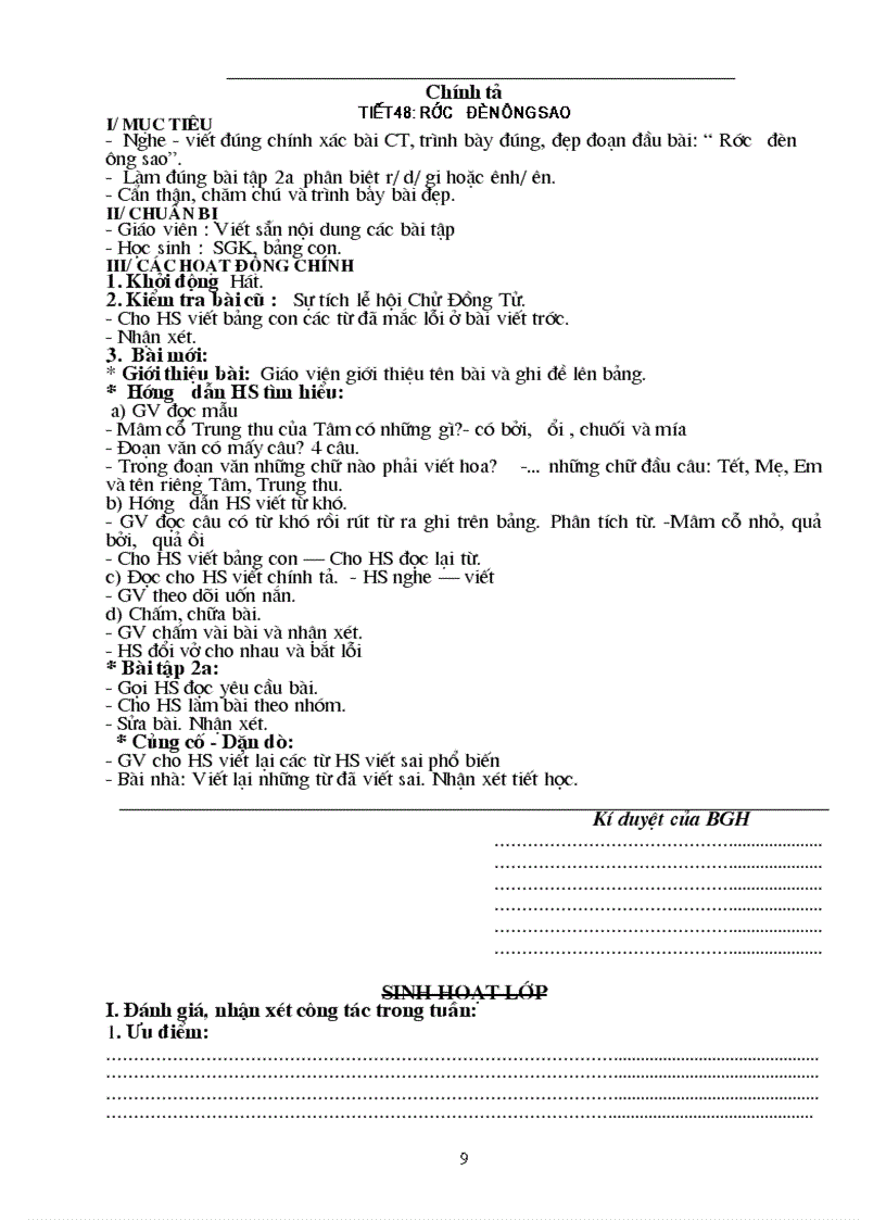 image for page Giáo án lớp 3 chọn TUẦN 26