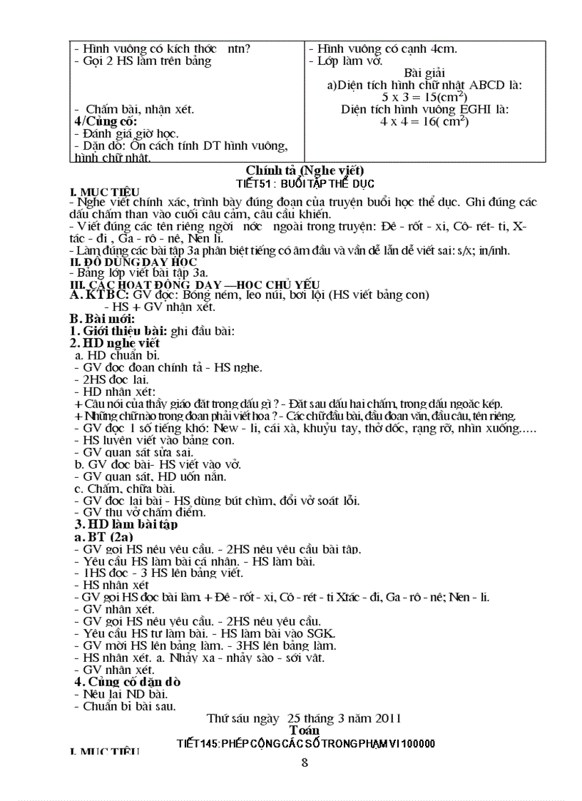 image for page Giáo án lớp 3 chọn TUẦN 29