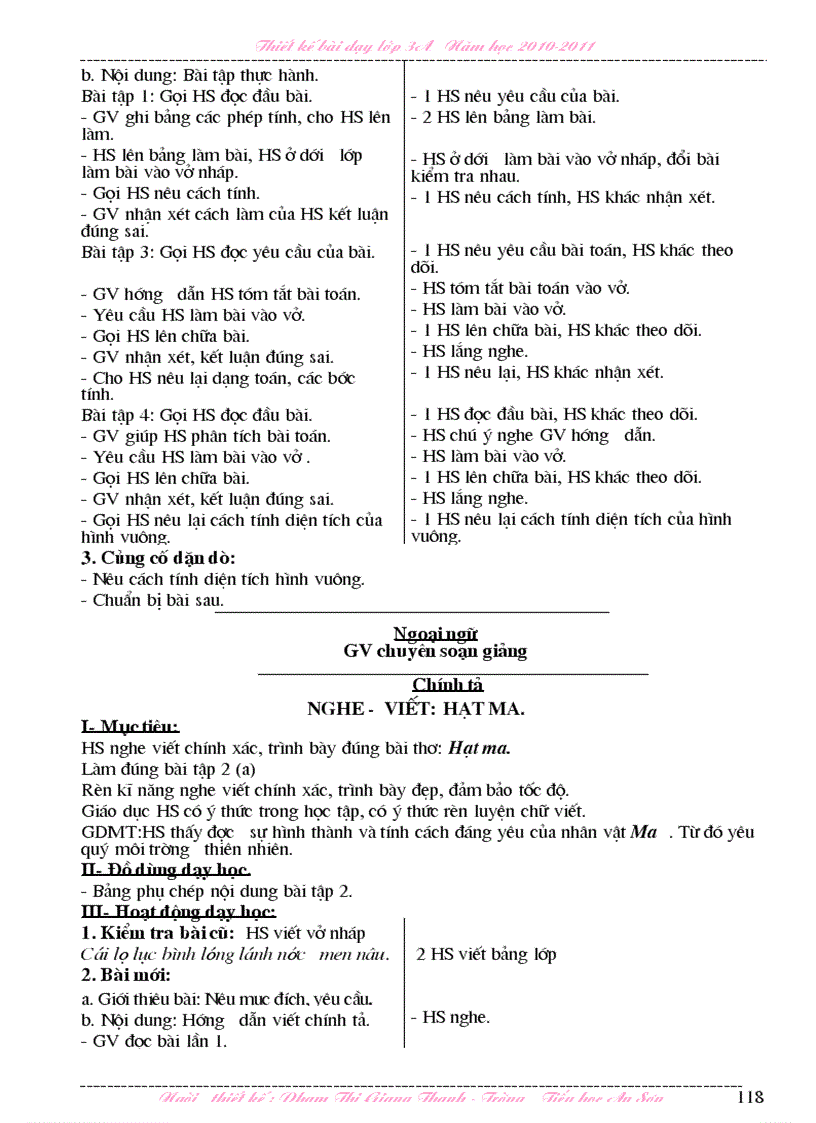 image for page Giao an lop 3 toan tap tuan 32