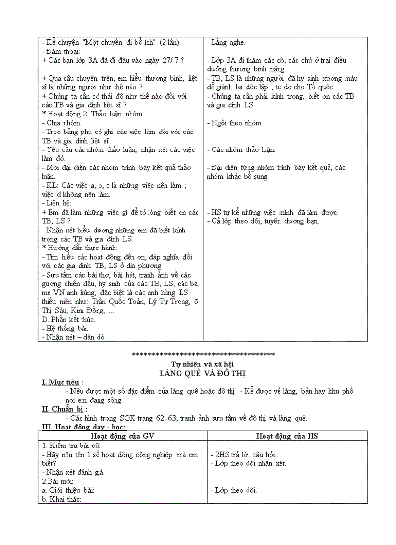 image for page Giáo án lớp 3 Tuần 16 CKTKN