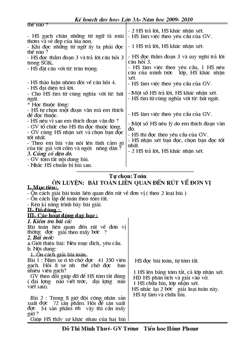 image for page Giao an lop 3 tuan 33