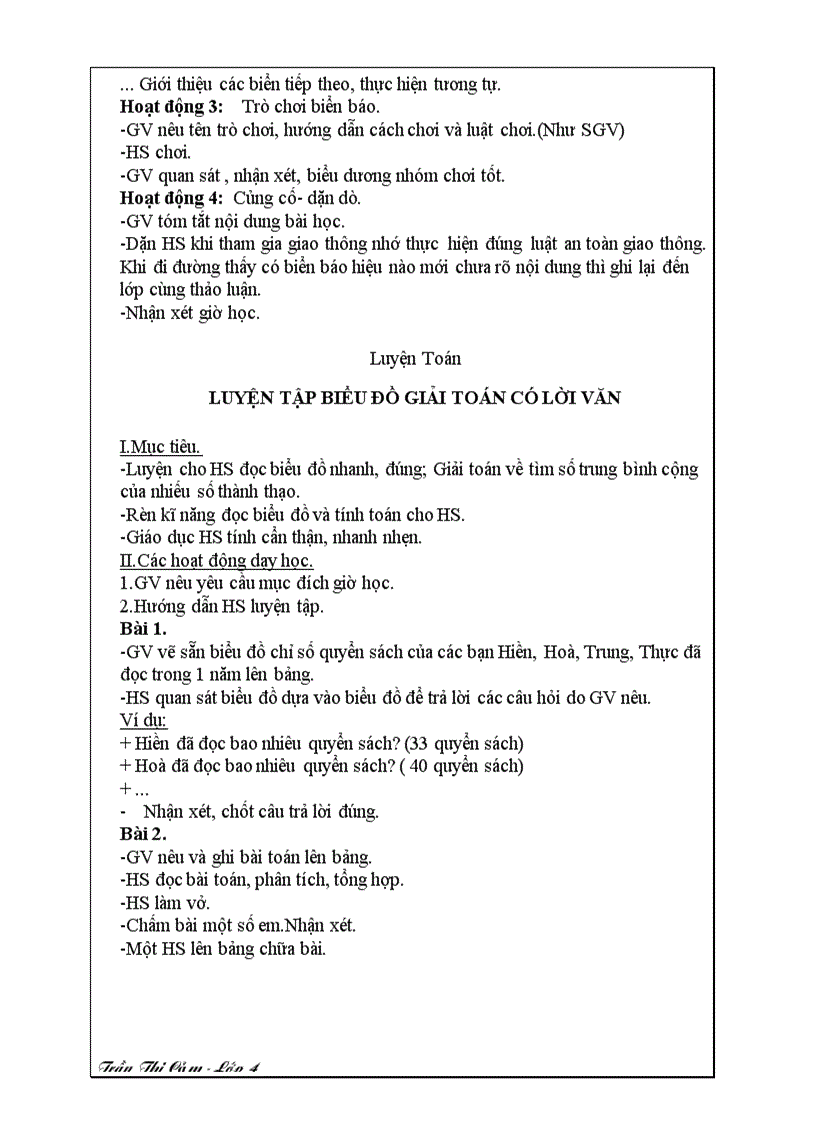 image for page Giáo án lớp 4 buổi chiều