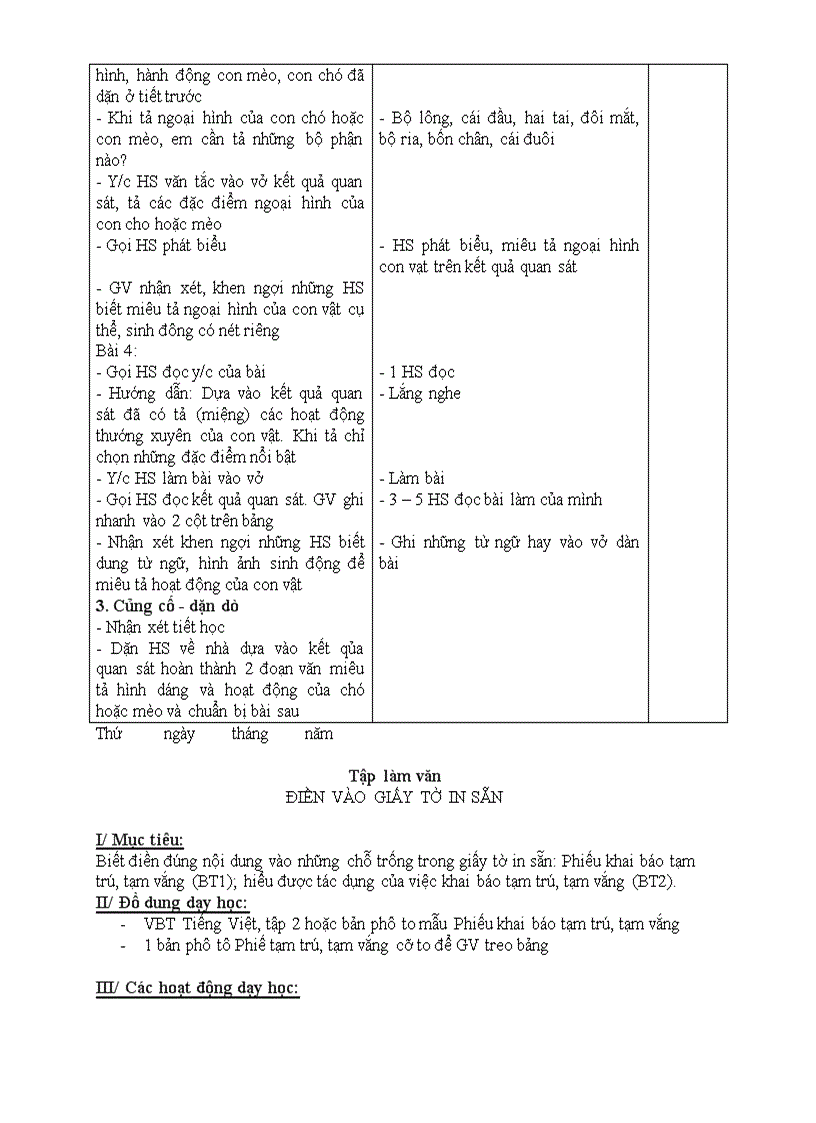 image for page Giáo án lớp 4 chuẩn ko cần chỉnh