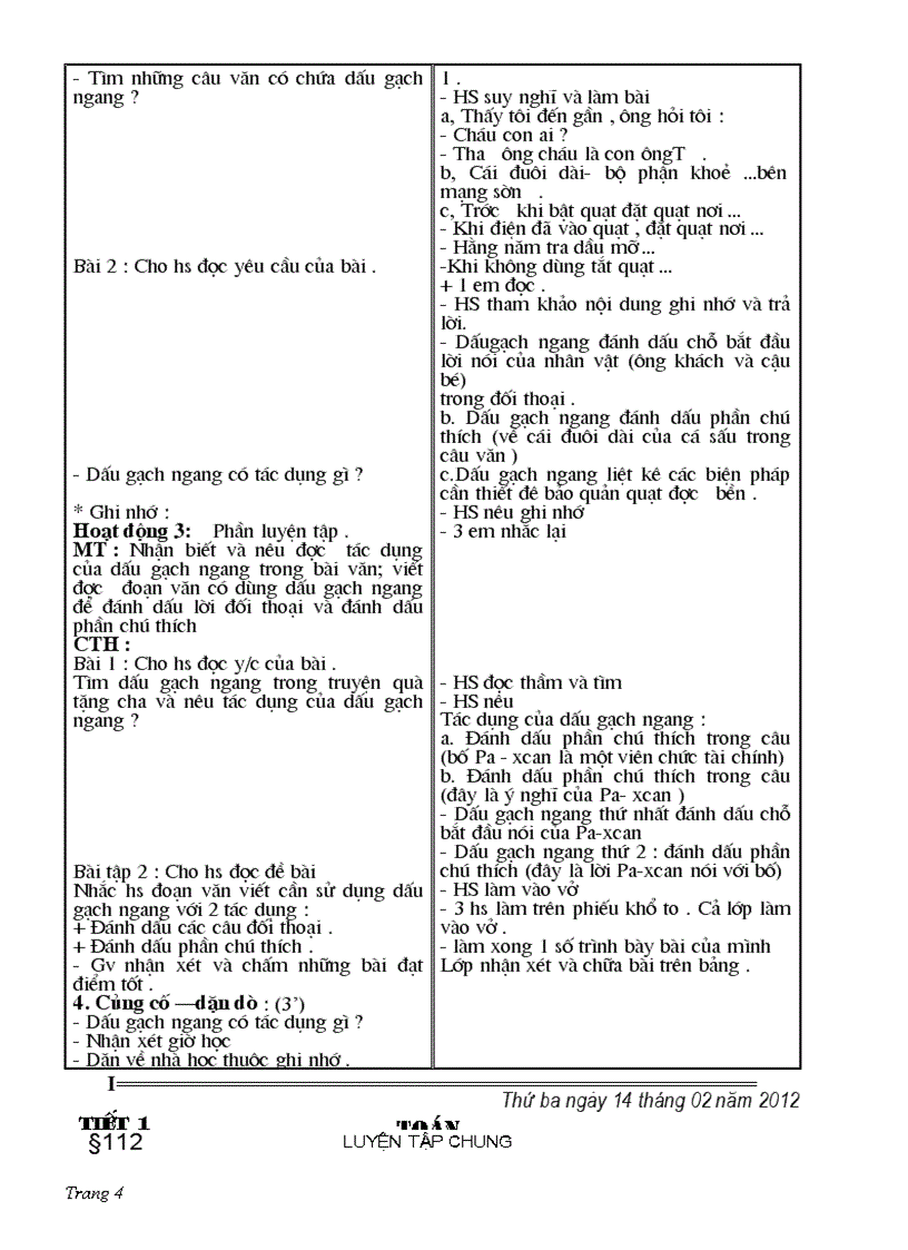 image for page Giáo án lớp 4 tuần 24