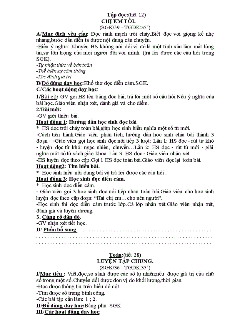 image for page Giao an lop 4 tuan 6