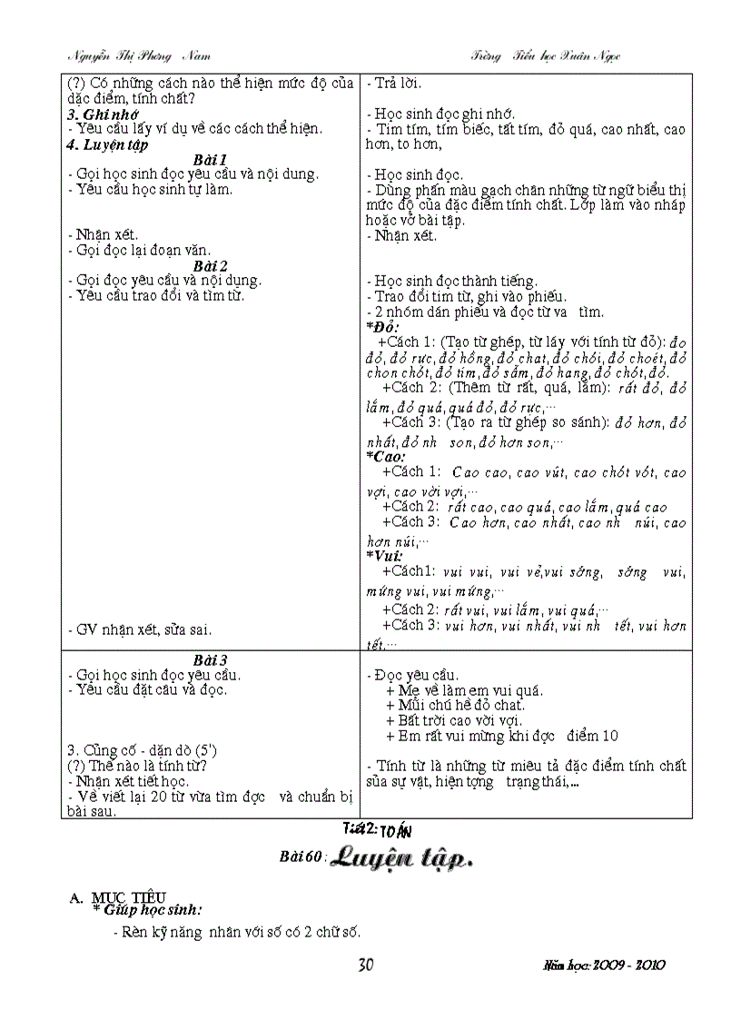 image for page Giao an lop 4 tuan12 Du cac mon chuan kien thuc theo chuong trinh moi