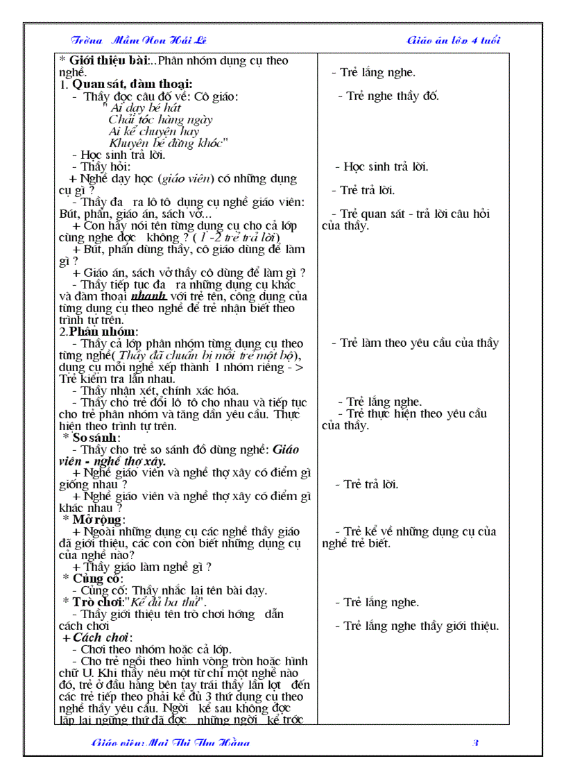 image for page Giao an lop 4 tuoi T29 chu de Nghe Nghiep