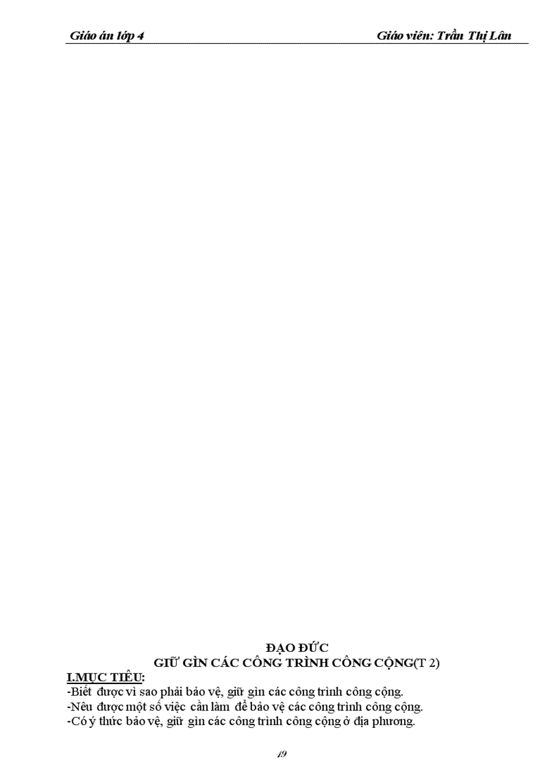 image for page Giáo án lớp 4 Tuần 24 CKTKN