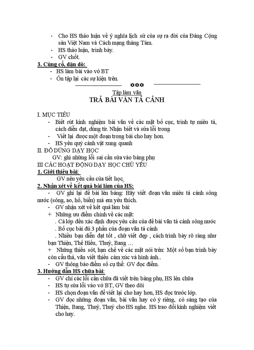 image for page Giáo án lớp 5 tuần 11 theo chuẩn