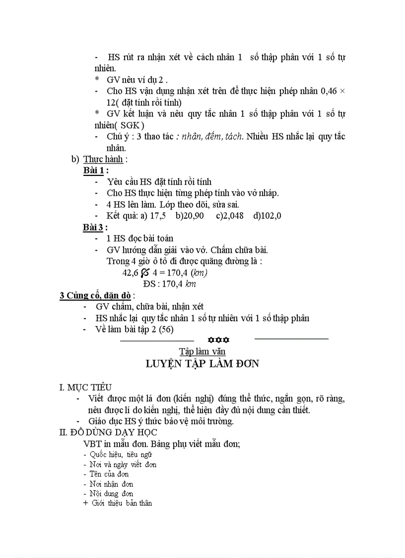 image for page Giáo án lớp 5 tuần 11 theo chuẩn