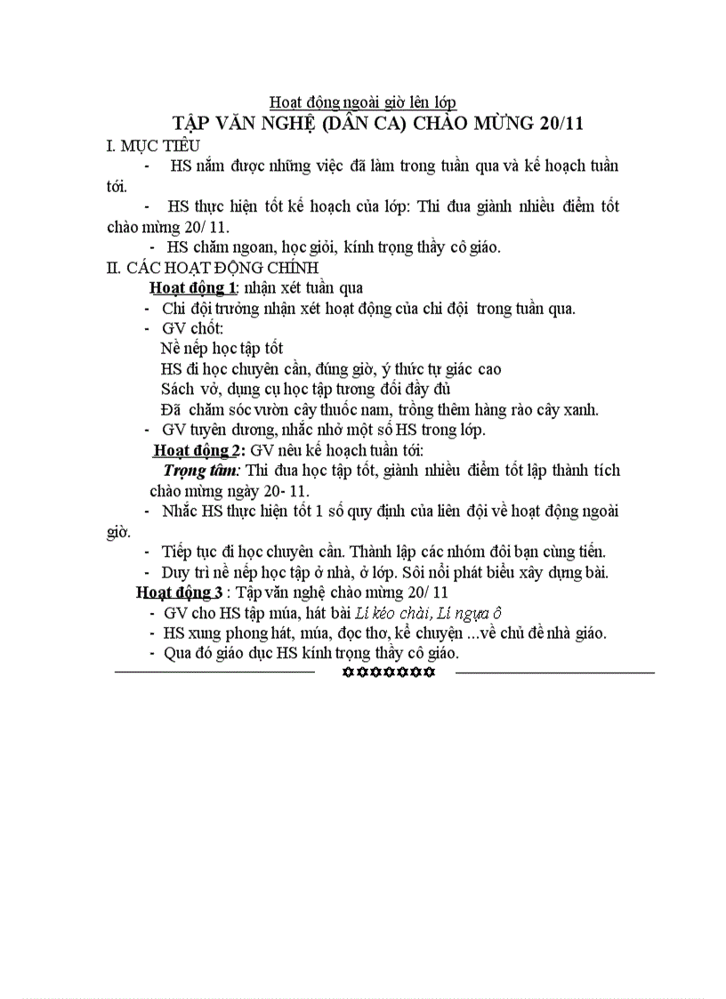 image for page Giáo án lớp 5 tuần 11 theo chuẩn