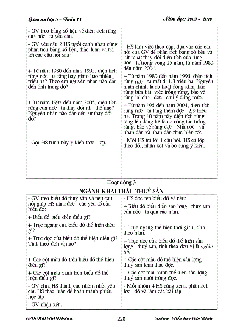 image for page Giáo án lớp 5 tuần 11 CKTKN