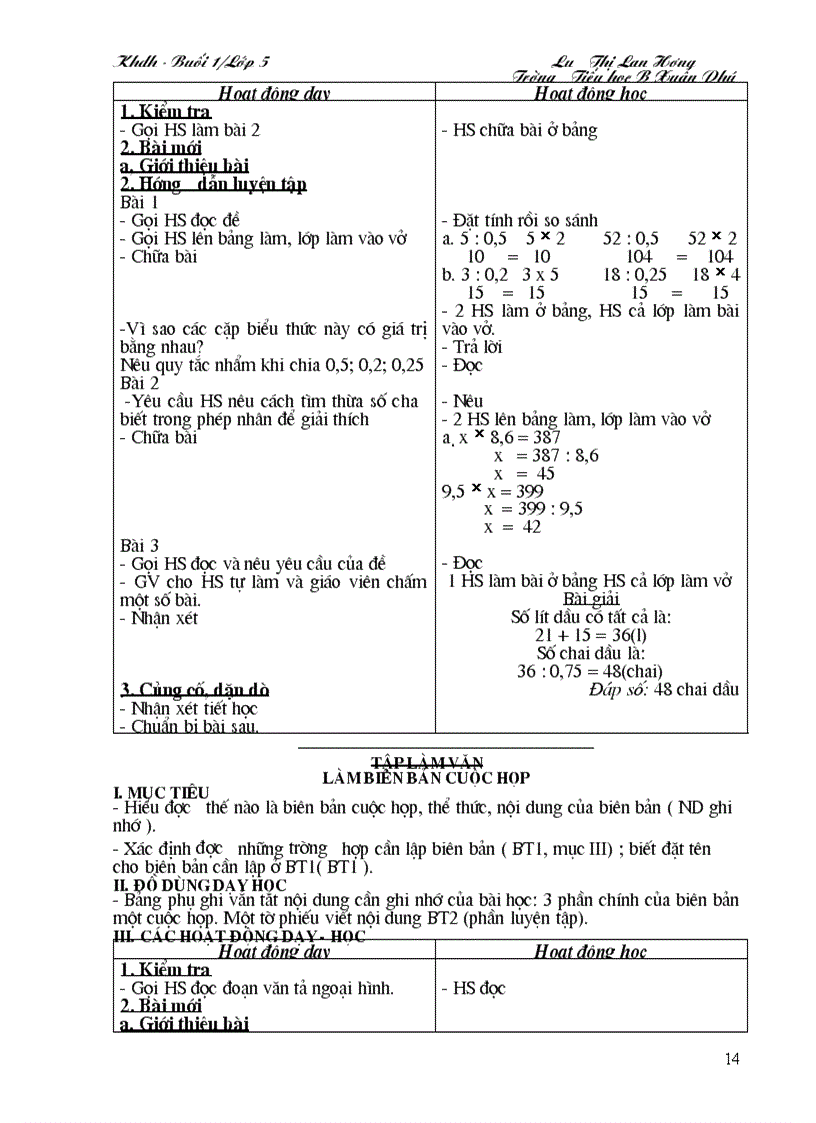 image for page Giao an lop 5 tuan 14