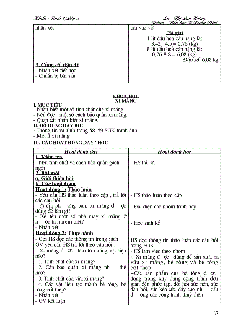 image for page Giao an lop 5 tuan 14