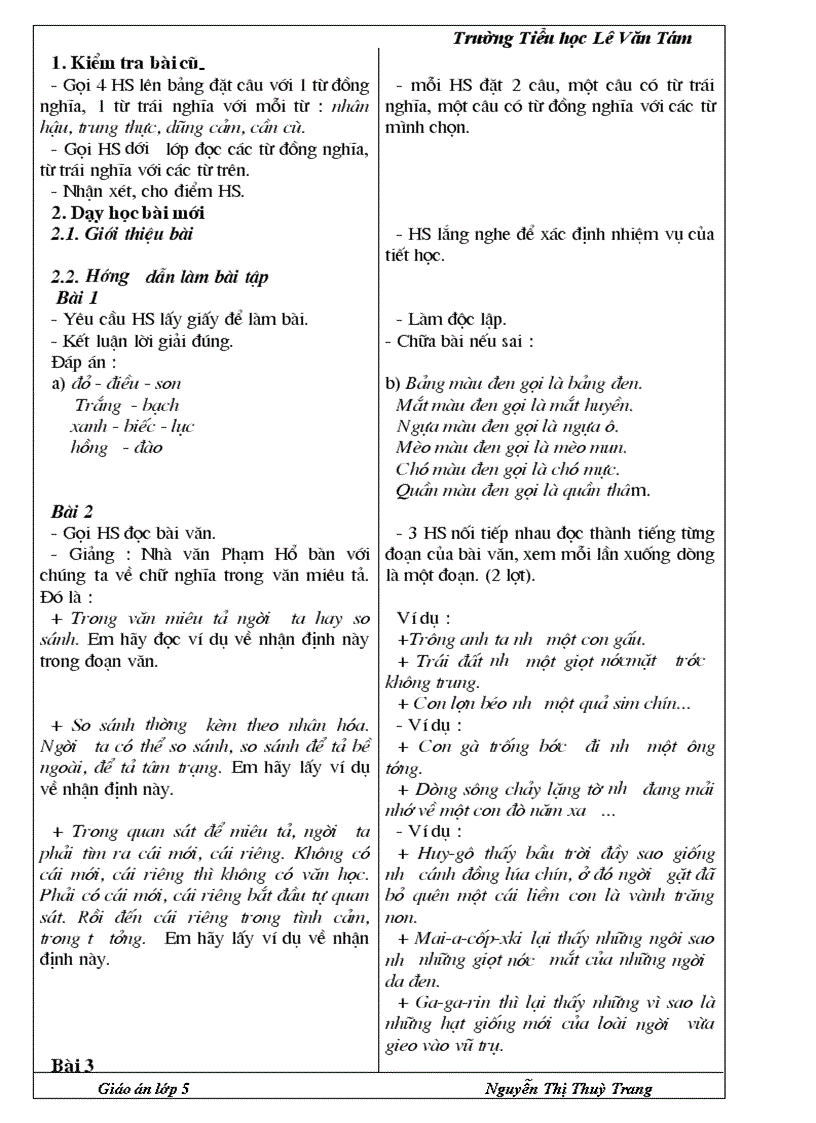 image for page Giáo án lớp 5 Tuần 16 CKTKN 1