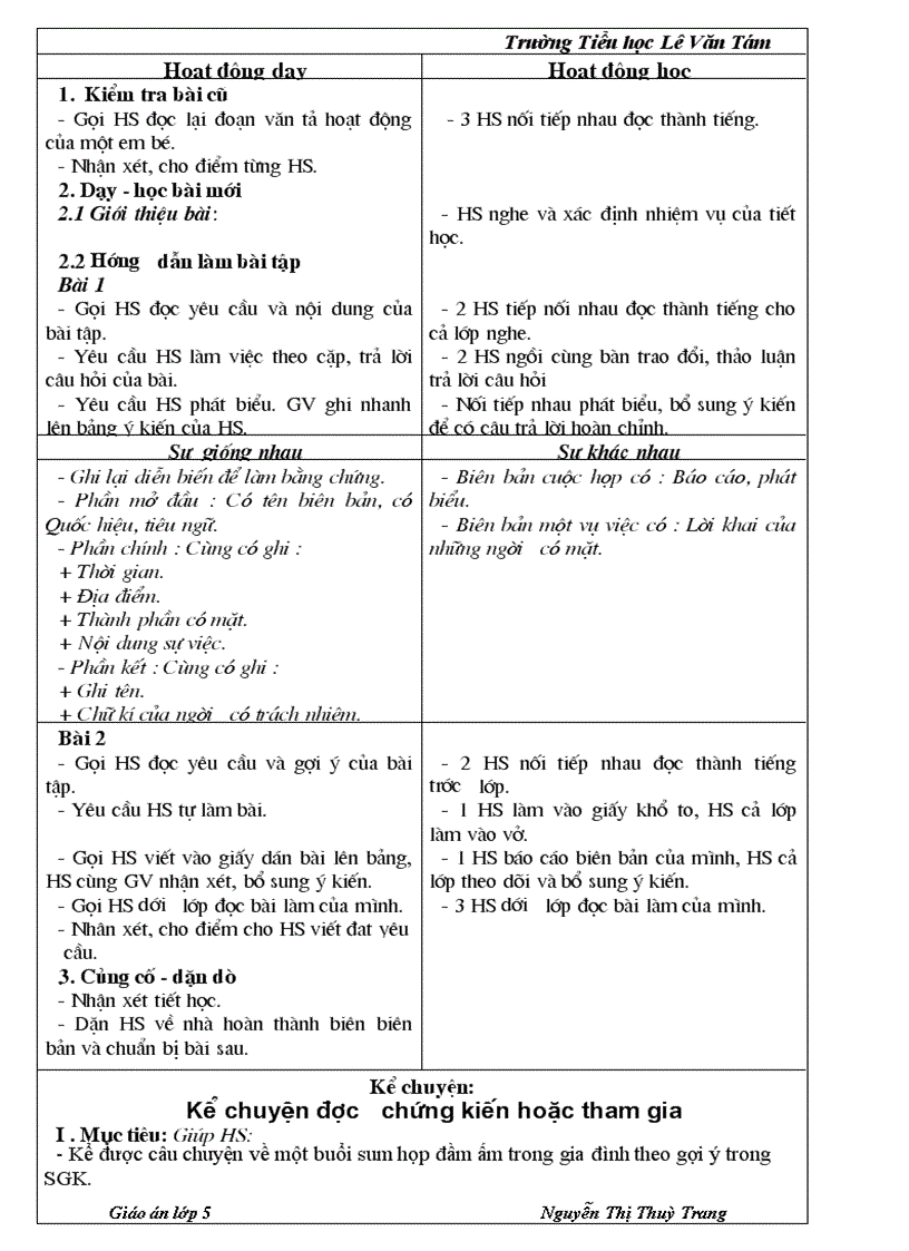 image for page Giáo án lớp 5 Tuần 16 CKTKN 1