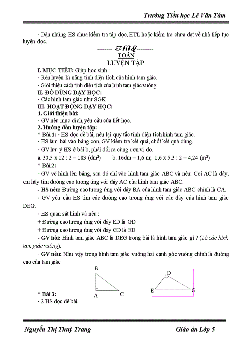image for page Giáo án lớp 5 tuấn 18 cktkn