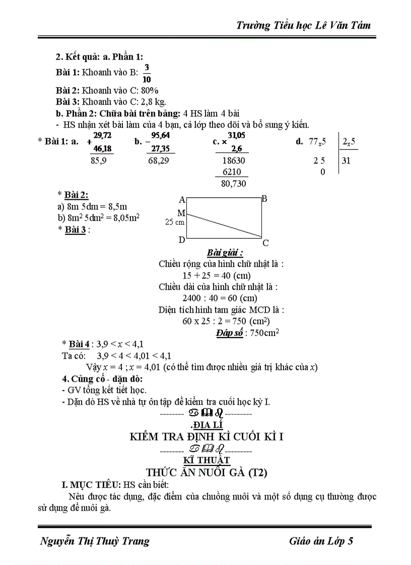 image for page Giáo án lớp 5 tuấn 18 cktkn