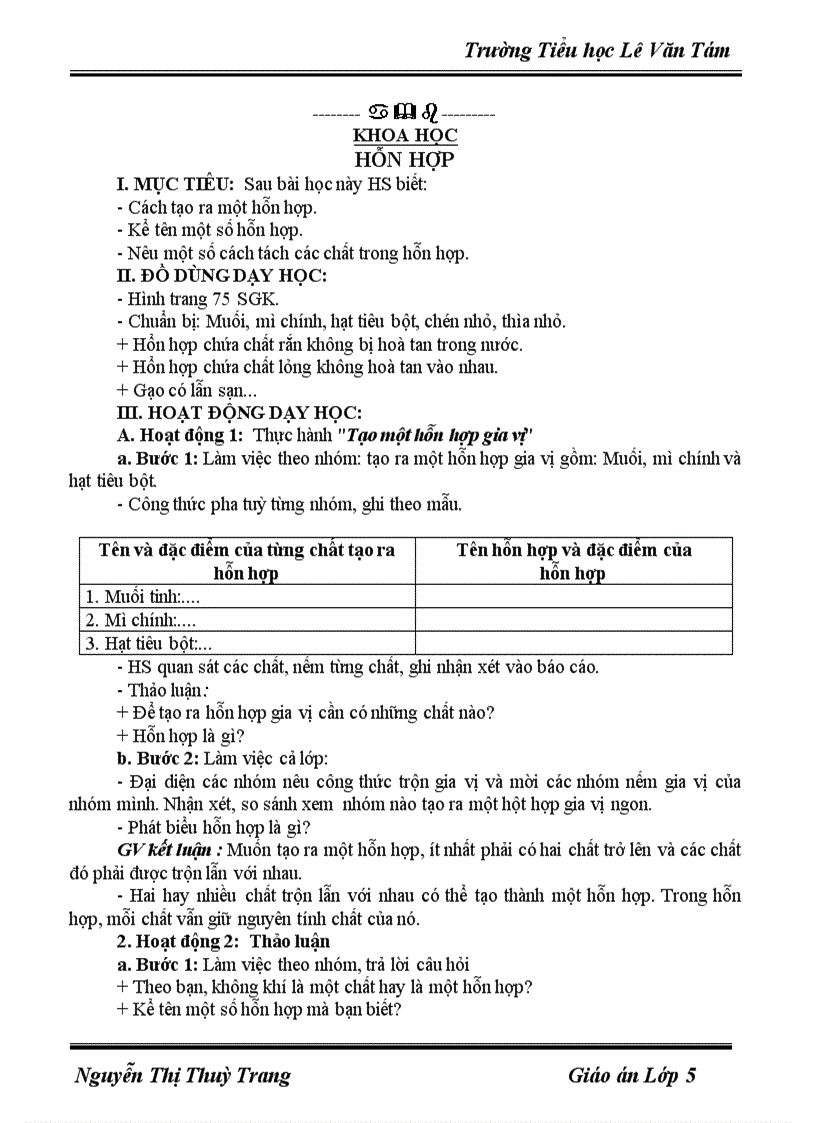 image for page Giáo án lớp 5 tuấn 18 cktkn