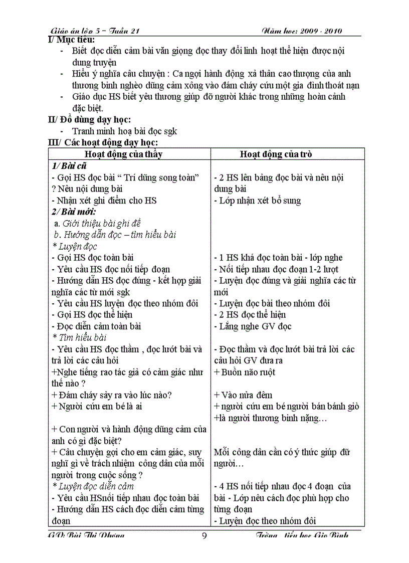 image for page Giáo án lớp 5 Tuần 21 CKTKN