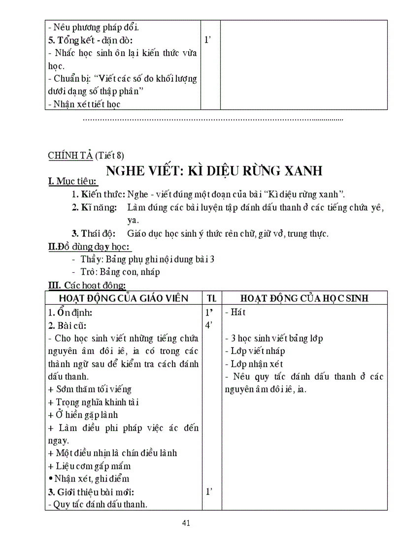 image for page Giáo án lớp 5 tuần 8 đủ các môn