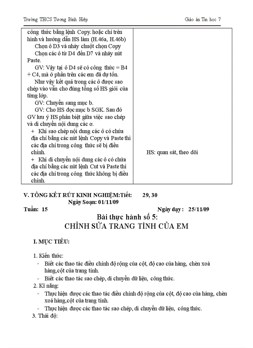 image for page Giao an lop 7 HKI tin hoc