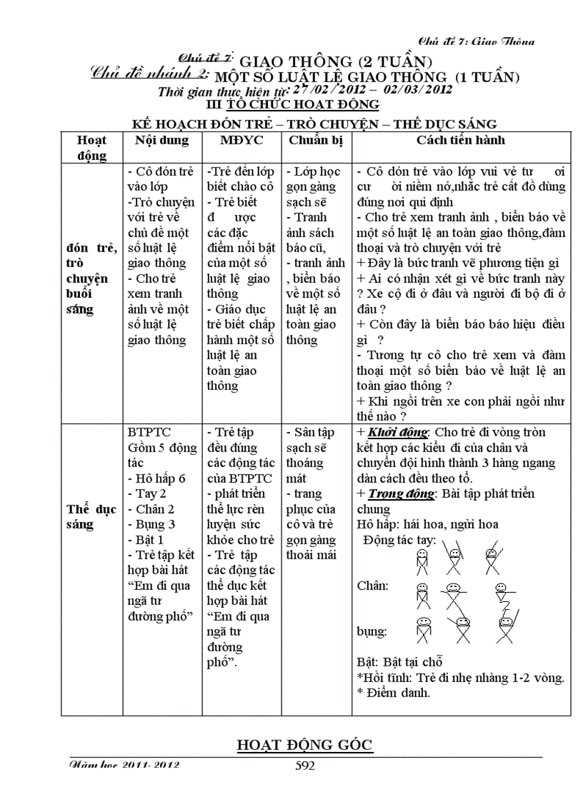 image for page Giáo an luật lệ giao thông 5 tuổi
