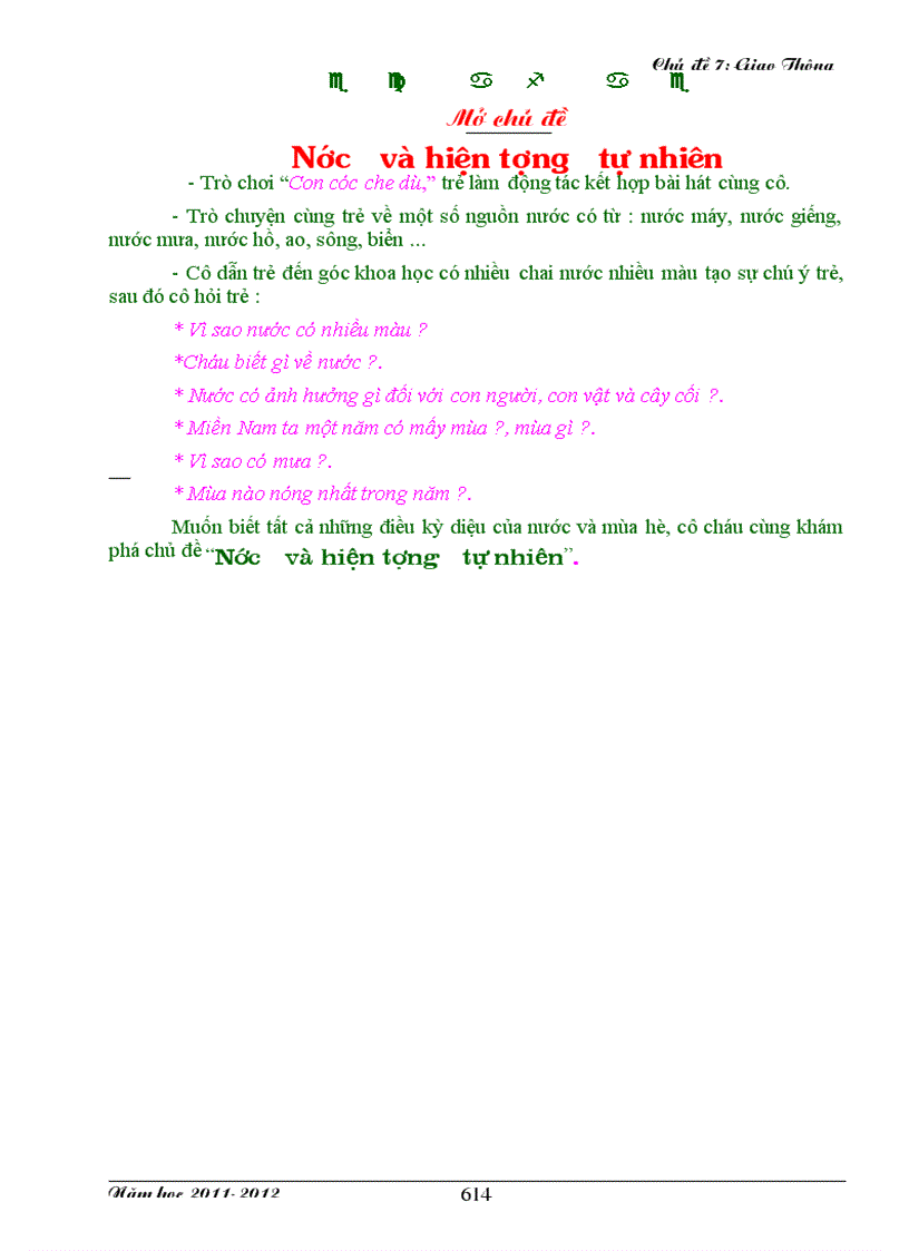 image for page Giáo an luật lệ giao thông 5 tuổi