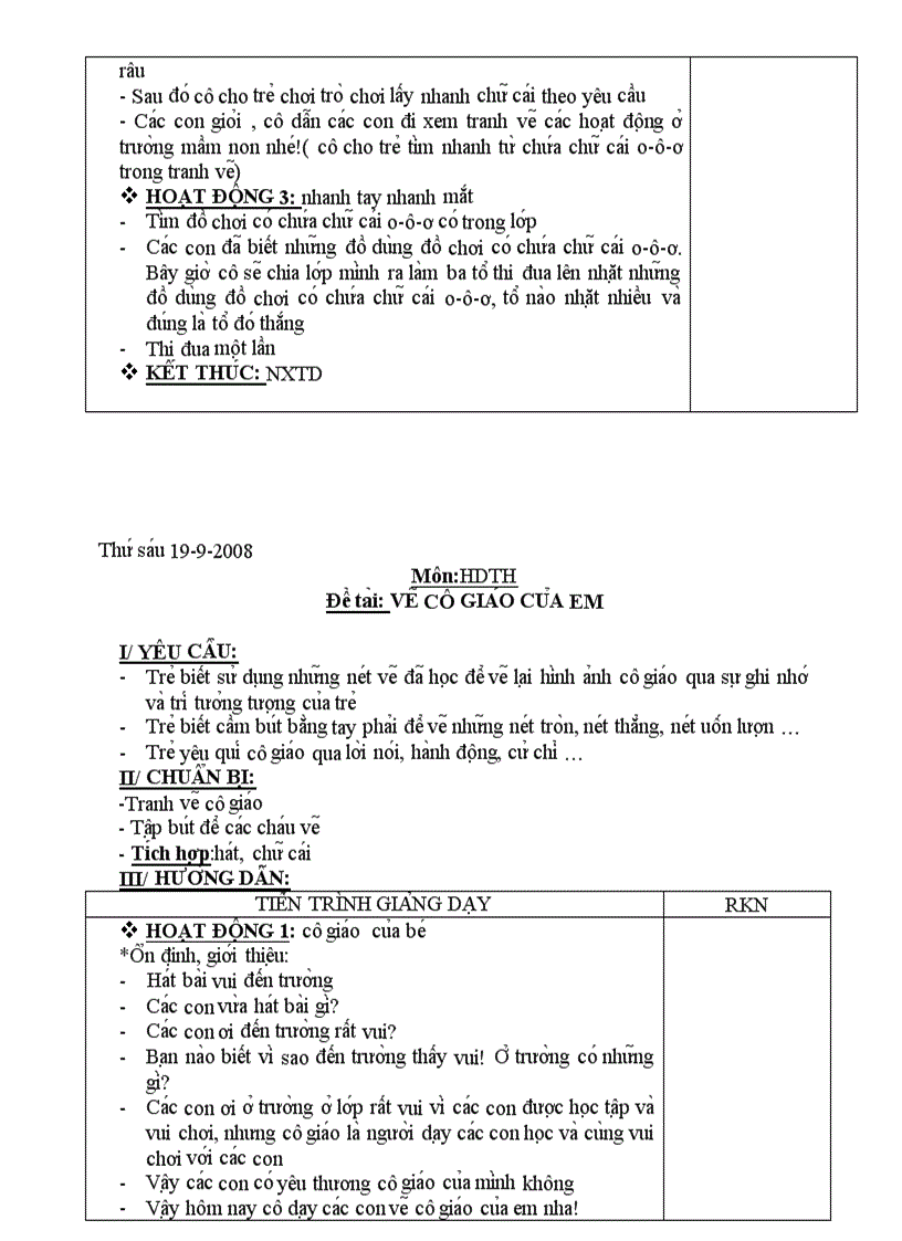 image for page Giáo an Mầm Non Lớp lá