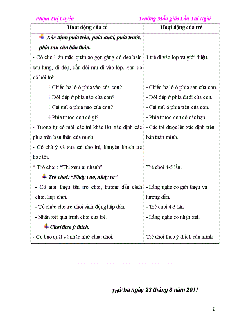 image for page Giáo án mầm non tuần 2
