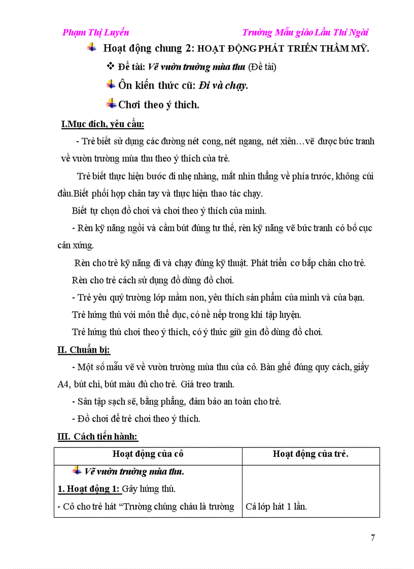 image for page Giáo án mầm non tuần 2